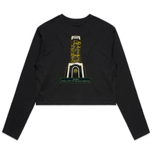Load image into Gallery viewer, AS Colour - Women&#39;s Long Sleeve Crop Tee (Homs, the City of Black Rocks) (Double-Sided Print)
