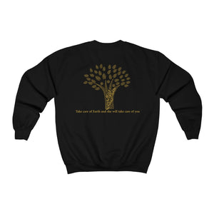 Unisex Heavy Blend™ Crewneck Sweatshirt (The Environmentalist, Tree Design) - Levant 2 Australia