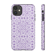 Load image into Gallery viewer, Tough Cases Blue-Magenta (Islamic Pattern v8)
