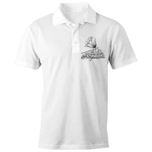 Load image into Gallery viewer, AS Colour Chad - S/S Polo Shirt (The Peace Spreader, Flower Design) (Double-Sided Print)
