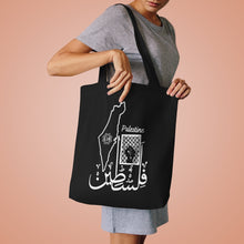 Load image into Gallery viewer, Cotton Tote Bag (Palestine Design) (Double-Sided Print)
