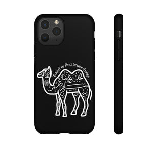 Tough Cases Black (The Voyager, Camel Design)