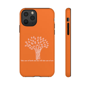Tough Cases Orange (The Environmentalist, Tree Design)
