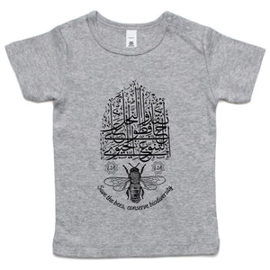AS Colour - Infant Wee Tee (Save the Bees! Conserve Biodiversity!)