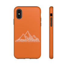 Load image into Gallery viewer, Tough Cases Orange (The Ambitious, Mountain Design)
