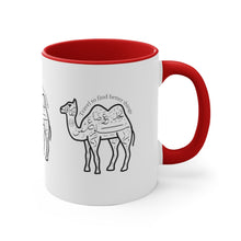 Load image into Gallery viewer, 11oz Accent Mug (The Voyager, Camel Design)
