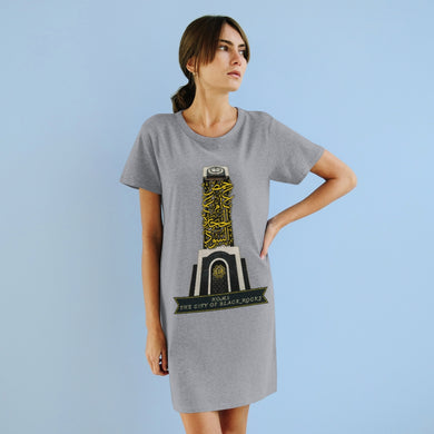 Organic T-Shirt Dress (Homs, the City of Black Rocks) - Levant 2 Australia