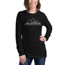Load image into Gallery viewer, Unisex Long Sleeve Soft Tee (The Ambitious, Mountain Design) - Levant 2 Australia
