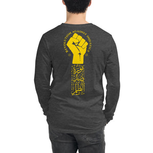 Unisex Long Sleeve Tee (The Justice Seeker, Revolution Design) (Double-Sided Print)