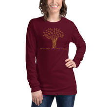 Load image into Gallery viewer, Unisex Long Sleeve Soft Tee (The Environmentalist, Tree Design) - Levant 2 Australia
