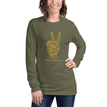 Load image into Gallery viewer, Unisex Long Sleeve Soft Tee (The Pacifist, Peace Design) - Levant 2 Australia
