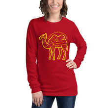 Load image into Gallery viewer, Unisex Long Sleeve Tee (The Voyager, Camel Design) - Levant 2 Australia
