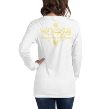 Load image into Gallery viewer, Unisex Long Sleeve Soft Tee (Self-Appreciation, Heart Design) - Levant 2 Australia
