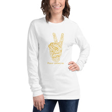 Load image into Gallery viewer, Unisex Long Sleeve Soft Tee (The Pacifist, Peace Design) - Levant 2 Australia
