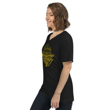 Load image into Gallery viewer, Unisex Short Sleeve V-Neck T-Shirt (The Emerald City, Sydney Design) (Double-Sided Print)
