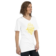 Load image into Gallery viewer, Unisex Short Sleeve V-Neck T-Shirt (The Emerald City, Sydney Design) (Double-Sided Print)
